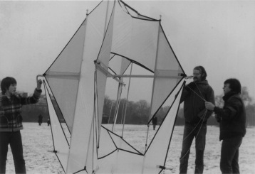 Mike Pawlow's first big box kite